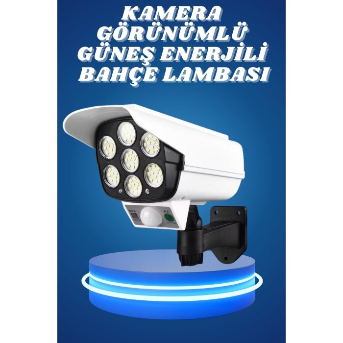 Bahçe Aydınlatması Hareket Sensörlü Led Aydınlatma Kamera Görünümlü - Lisinya