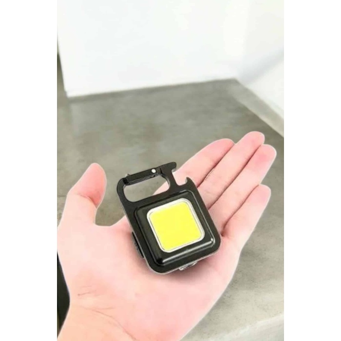 Anahtarlık Çok Amaçlı Mıknatıslı Taşınabilir Işık Led Şarjlı - Lisinya