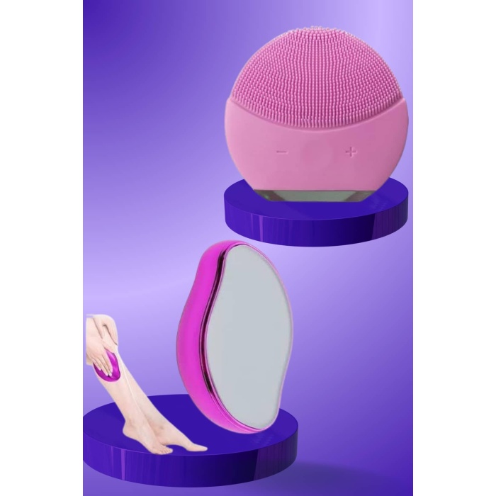 Crystal Eraser Epilasyon Aleti ve Titreşimli Yüz Temizleme Masaj Aleti - Lisinya