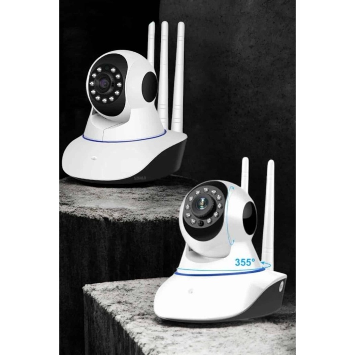 Wifi Kamerası Çift Yönlü Bebek Güvenlik Kamerası Gece Görüşlü - Lisinya