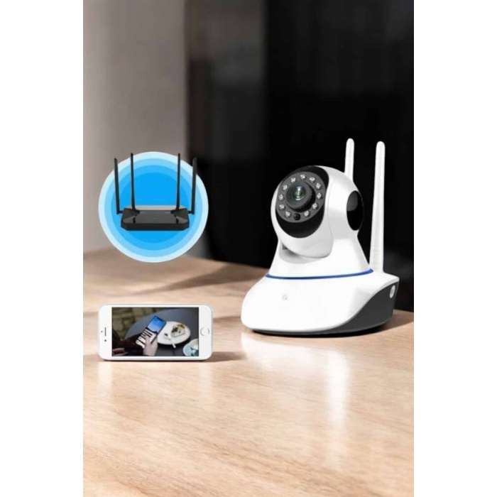 Ev Kamerası Wifi Kamerası Video Kayıt Çift Yönlü Hareket Sensörü Bebek - Lisinya