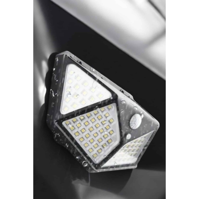 Güneş Enerjili Bahçe Aydınlatma Lambası Solar 100 Led Lamba - Lisinya