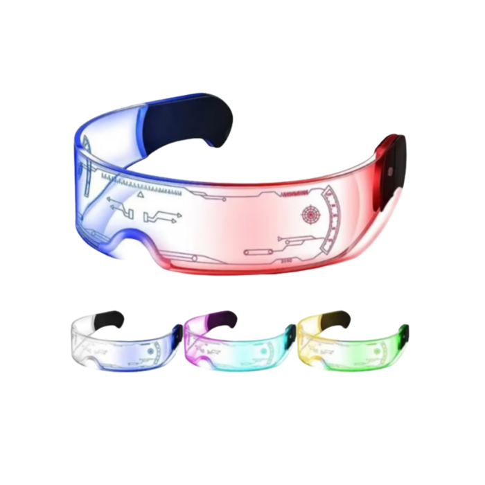Çok Renkli LED Parti Gözlüğü Ergonomik ve Hafif Tasarım - Lisinya