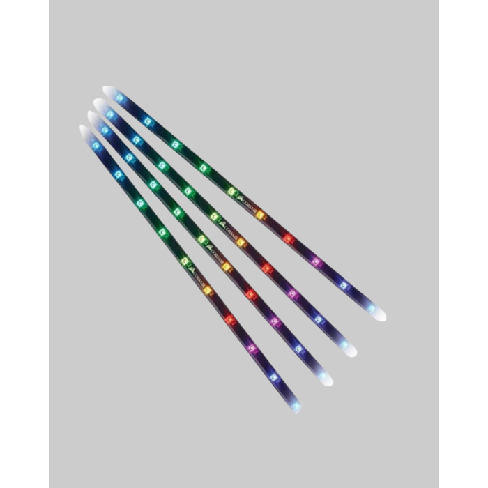 LED Meteor Yağmur Işığı 10 Adet Çubuk Kayan Yıldız Efektli - Lisinya