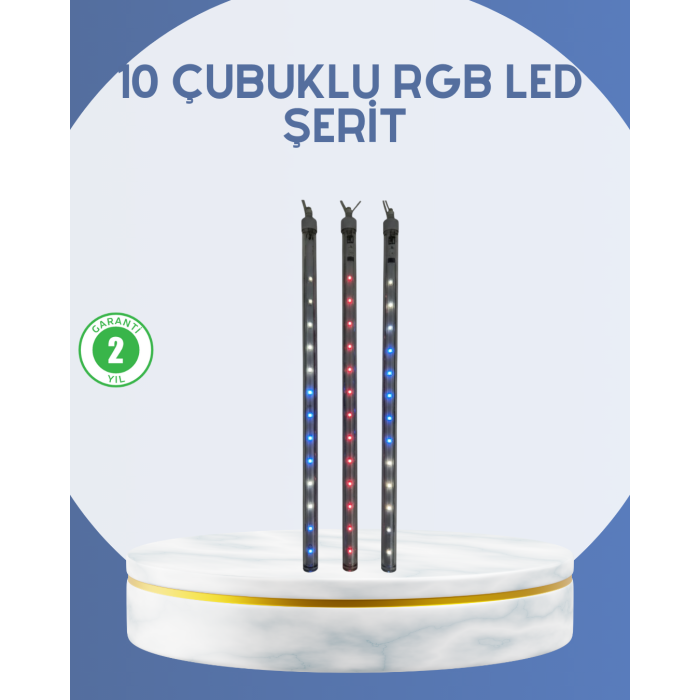 Dış Mekan LED Kayan Yıldız Işığı 10 Çubuk Aydınlatma - Lisinya