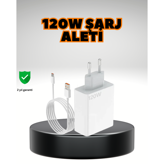 120 Watt Ultra Hızlı Şarj Seti Realme 7 8 9 Pro Uyumlu - Lisinya