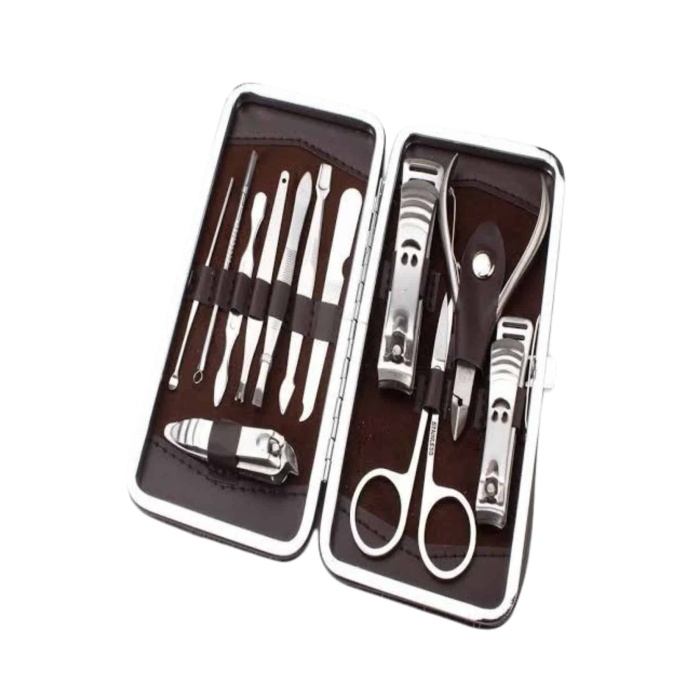 Tırnak Bakım Seti Tırnak Düzeltme Batık 12 Parça Çanta Tipi Manikür Pedikür - Lisinya