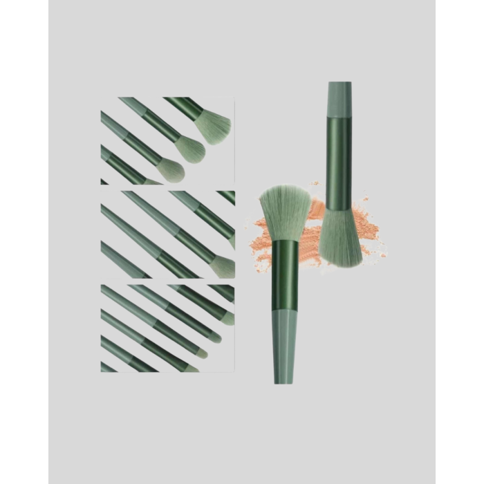 13 Parça Makyaj Fırça Seti – Ergonomik, Dökülme Yapmayan, Taşınabilir - Lisinya