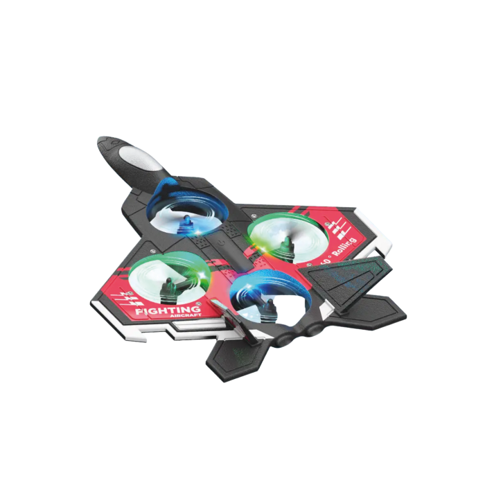 LED Işıklı Oyuncak Drone Fighter Jet Tasarımlı Uzaktan Kumandalı Uçak - Lisinya