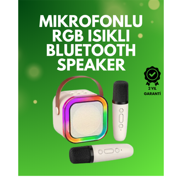 Taşınabilir Bluetooth Karaoke Sistemi – Geniş Pil Kapasitesi - Lisinya
