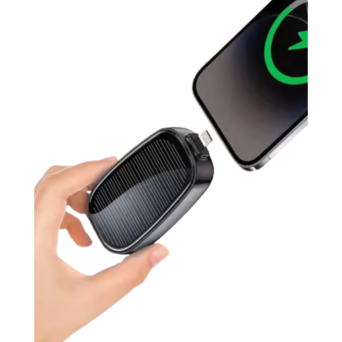 Ultra Hafif Güneş Enerjili Powerbank Anahtarlık Uyumlu - Lisinya