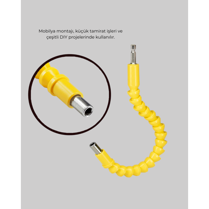 12 Parça Akrobat Bits Seti Çok Amaçlı Vidalama Dayanıklı Çelik - Lisinya