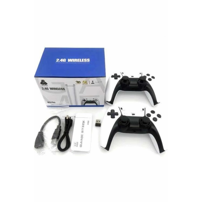 3D 4K HD 2.4G Game Stick 4K Ultra Hd Oyun Konsolu Çift Kollu - Lisinya