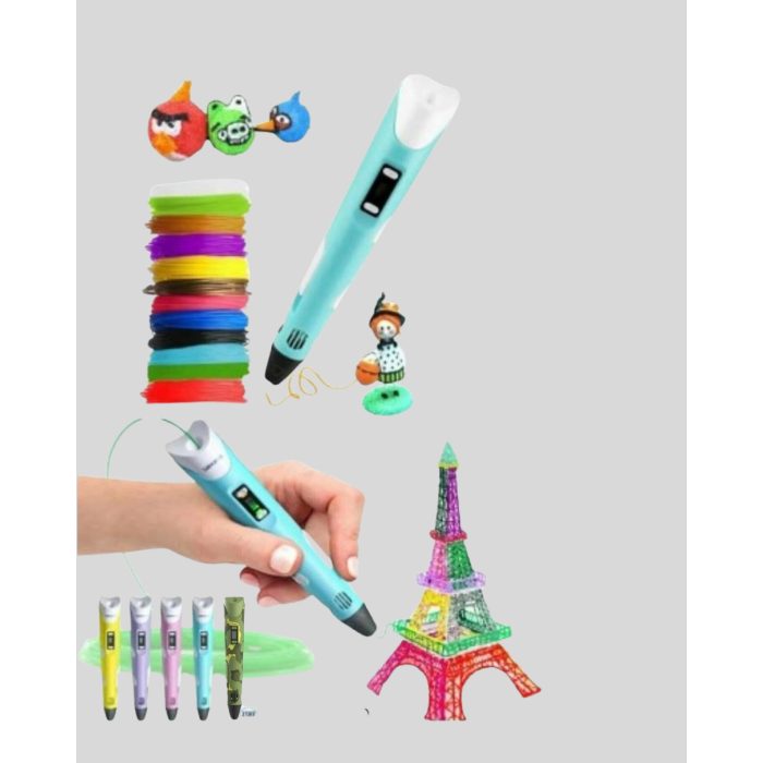 Yaratıcı Çizim ve Modelleme İçin Profesyonel 3D Yazıcı Kalem - Lisinya