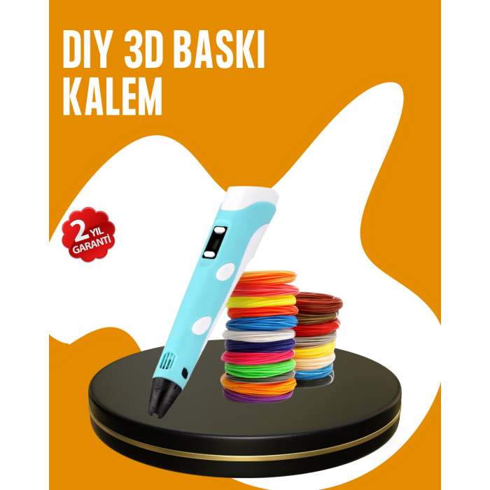Yaratıcı Çizim ve Modelleme İçin Profesyonel 3D Yazıcı Kalem - Lisinya