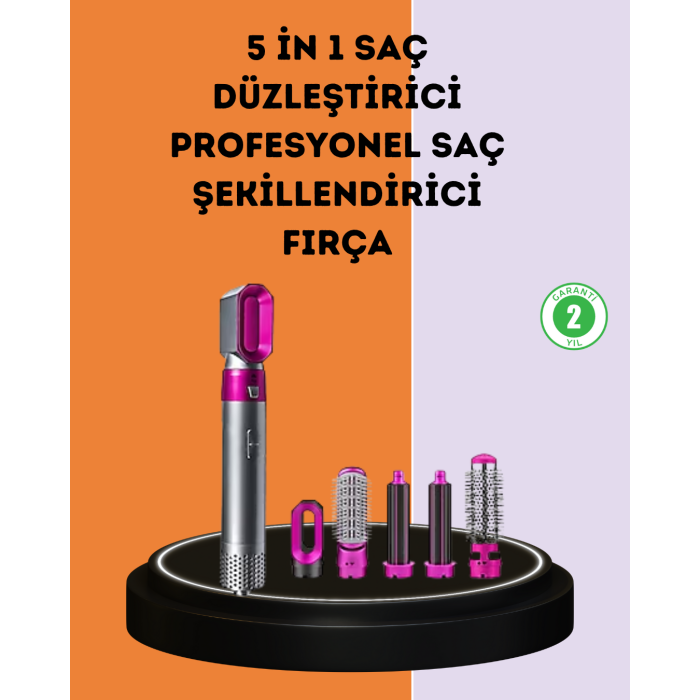 Çok Fonksiyonlu Saç Kurutma ve Şekillendirme Makinesi 5 Başlık - Lisinya