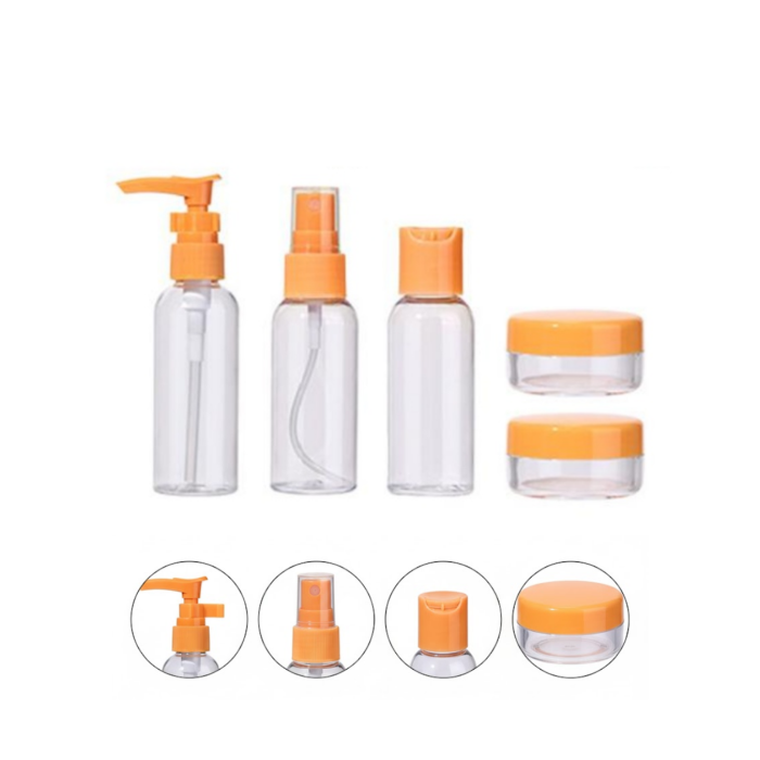 Seyahat Boy 5’li Kozmetik Dolum Seti 30 ml Sızdırmaz Tasarım - Lisinya