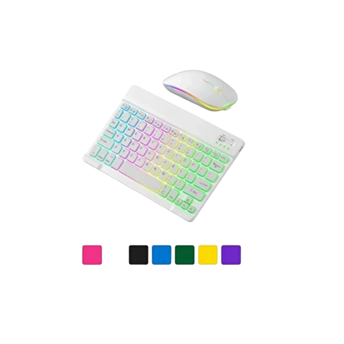 Kablosuz Aydınlatmalı Klavye Mouse Seti Türkçe Q Tuş Dizilimi - Lisinya