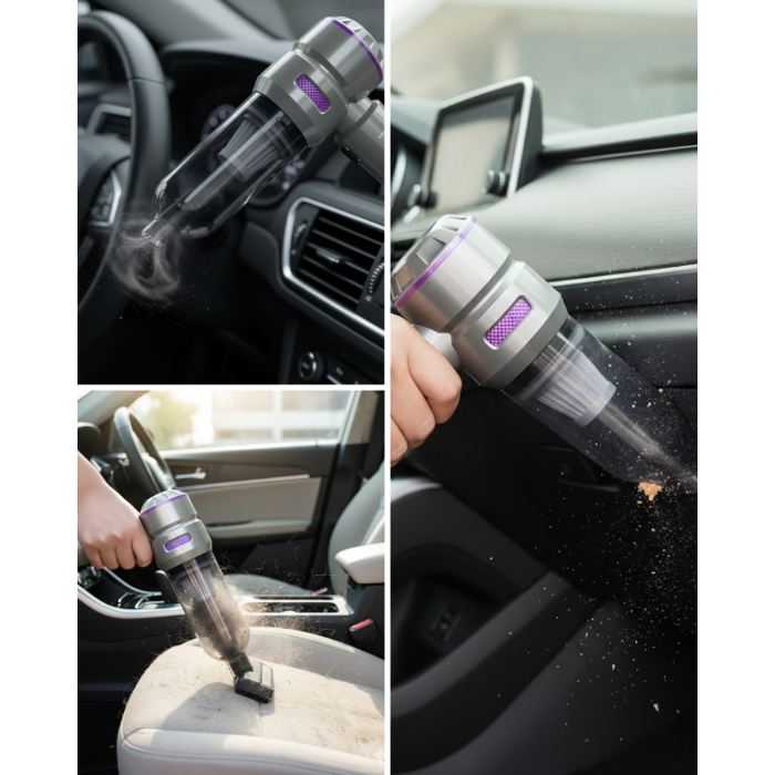 Güçlü Vakum ve Üfleme Özellikli Kablosuz Süpürge - Lisinya