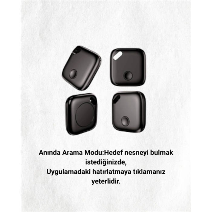 Bluetooth Destekli Akıllı Takip Cihazı | Mobil Uygulama Kontrollü | Kaybolan Eşyalar İçin Konum Bulma Teknolojisi - Lisinya