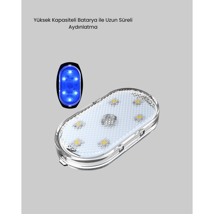 Araç İçi Düzen ve Ambiyans Seti Çift Bardak Tutucu + LED Işık - Lisinya