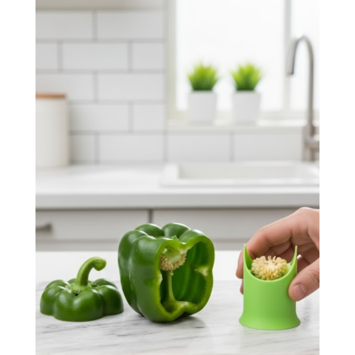 Dolmalık Biber ve Kabak İçin Çekirdek Temizleyici Mutfak Aparatı - Lisinya