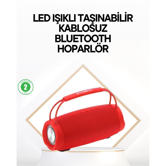 Çevreleyen Sesli RGB Destekli Kablosuz Taşınabilir Hoparlör - Lisinya