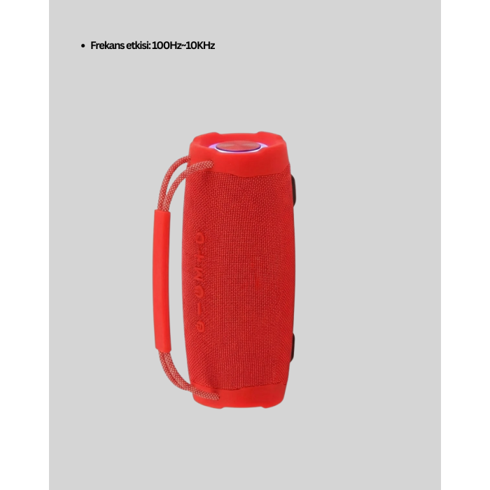 Derin Baslı Çift Hoparlörlü Taşınabilir Kablosuz Hoparlör - Lisinya