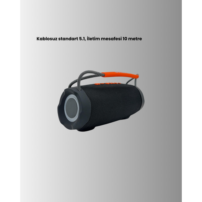 Bluetooth 5.1 Kablosuz Hoparlör Derin Bas RGB Işıklı - Lisinya