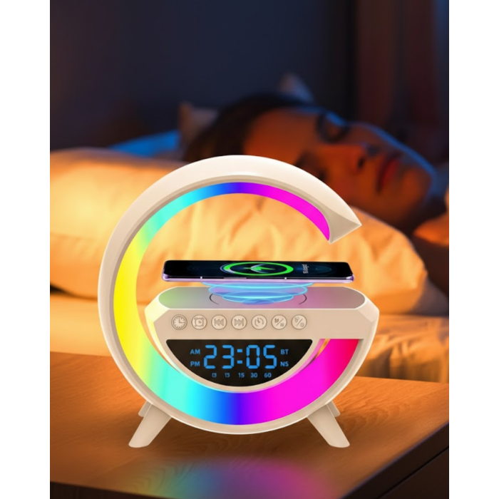 RGB Işıklı Kablosuz Hoparlör Bluetooth USB FM TF Kart Destekli - Lisinya