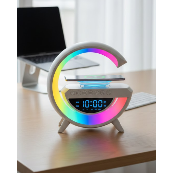 Bluetooth Hoparlör RGB Aydınlatmalı USB TF Kart FM Özellikli - Lisinya