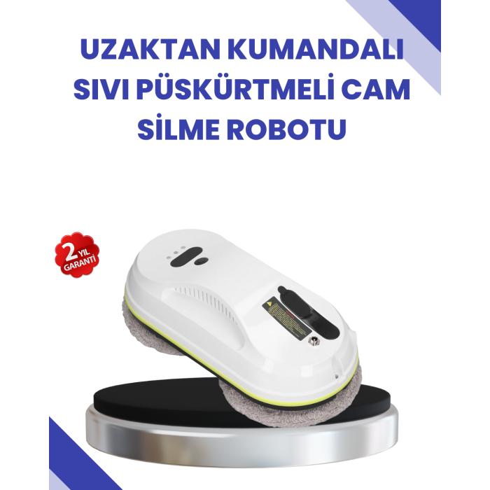 Uzaktan Kumandalı Akıllı Cam ve Pencere Temizleme Robotu - Lisinya