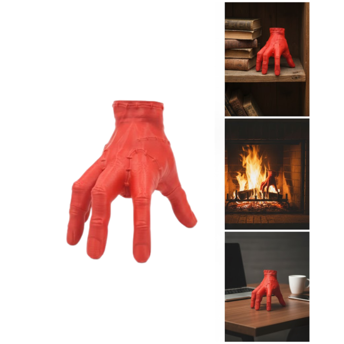 3D Dekoratif El Heykeli 17x16 cm Şömine Raf Masa Üstü Aksesuar - Lisinya