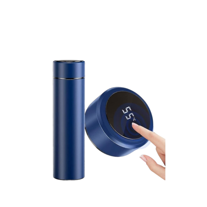 LED Sıcaklık Ölçerli 250 ml Yalıtımlı Termos Şişe - Lisinya