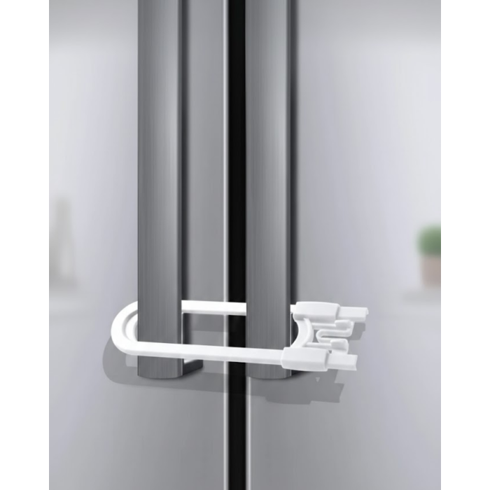 4 Adet Çocuk Güvenlik Dolap Kilidi Dayanıklı ve Uzun Ömürlü Tasarım - Lisinya