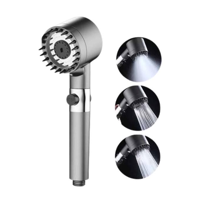 Duş Başlığı Profesyonel Masaj Başlıklı 3 Modlu Yeni Nesil Masaj Uçlu Su Tasarruflu - Lisinya