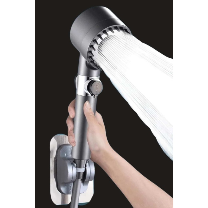 Yeni Nesil Duş Başlığı Paslanmaz Çelik Masaj Etkili Ergonomik Tasarım Su Basınçlı - Lisinya