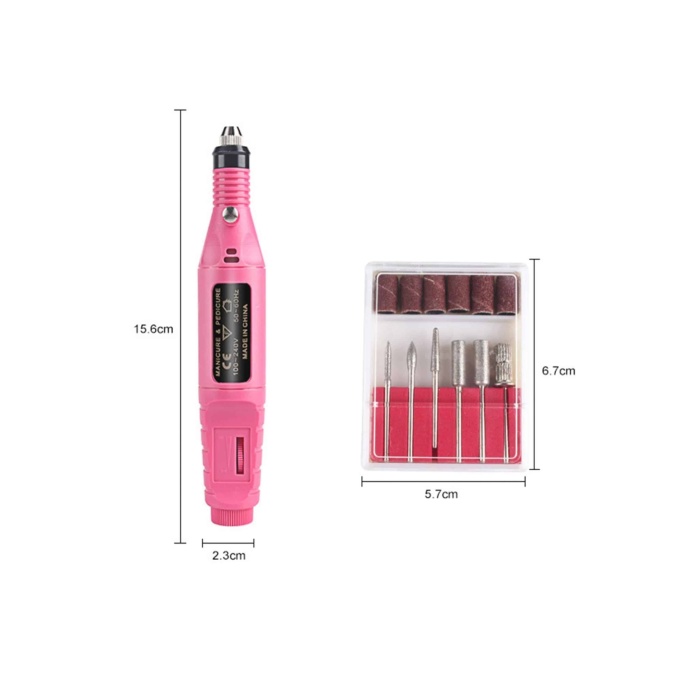 Elektrikli Profesyonel Manikür Pedikür Seti Değiştirilebilir Başlık Seçeneği - Lisinya