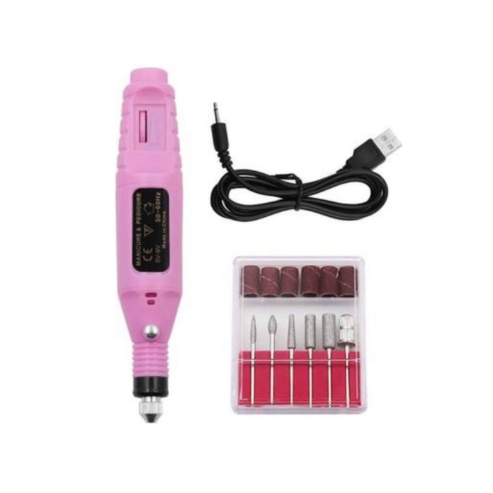 Profesyonel Manikür Pedikür Seti Törpü Makinesi Protez Tırnak Çıkarma - Lisinya