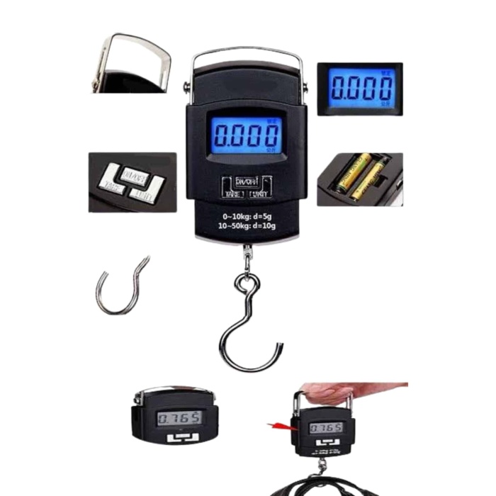 Profesyonel El Terazisi El Kantarı 50 Kg Dijital Göstergeli Tartı - Lisinya