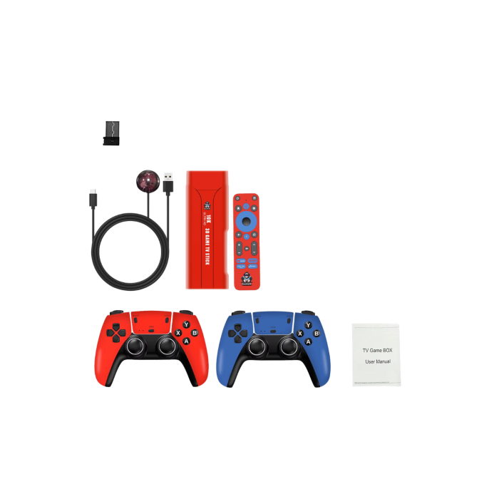 Android TV Game Stick 10K HD 3D Oyun Destekli 64GB Konsol - Lisinya