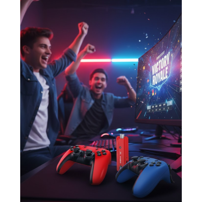 10K HD Android Oyun Konsolu 64GB Çift Kumandalı TV Stick - Lisinya