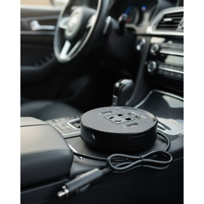 Araç İçi Power Inverter Çoklu USB Girişli Hızlı ve Güvenli Şarj - Lisinya