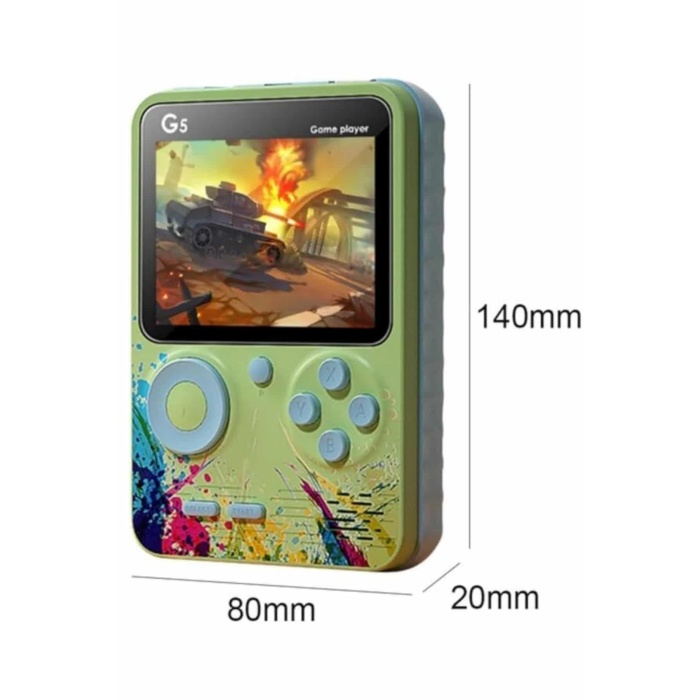 Çocuklara Özel 4K HD Retro Oyun Konsol El Atari Taşınabilir 500 Oyunlu - Lisinya