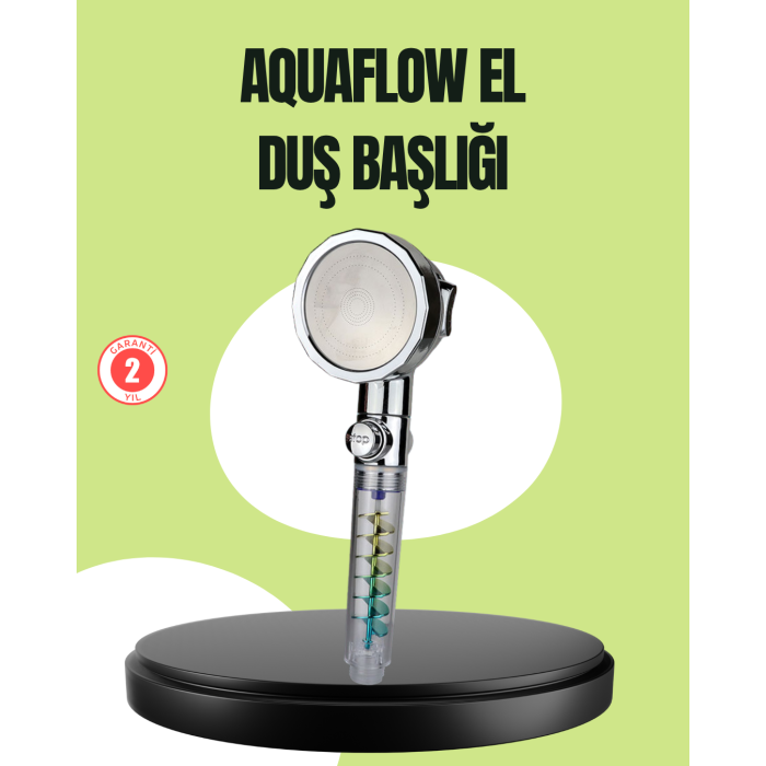 Basınçlı El Duşu Başlığı – Döner Pervaneli, Göz Kamaştıran Yağmur Etkisi - Lisinya