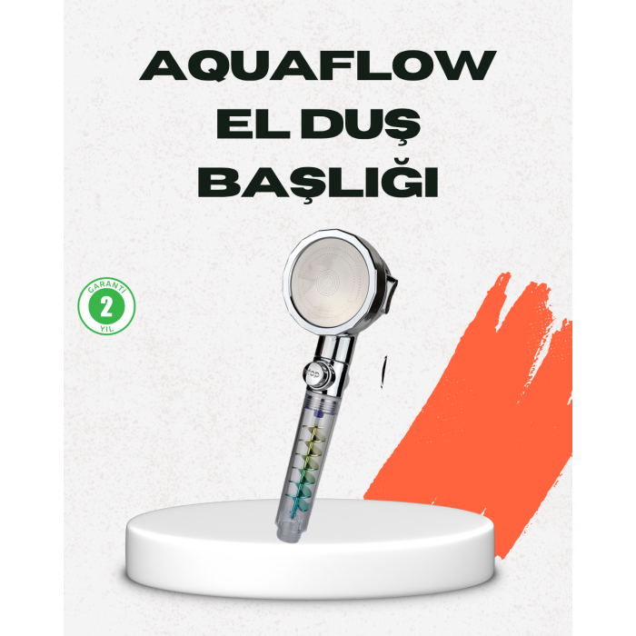 Rahatlatıcı Yağmur Etkili El Duşu – Döner Pervaneli, Dayanıklı ve Şık Tasarım - Lisinya