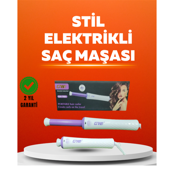 Hızlı Isınan, Kompakt ve Güvenli – Tüm Saç Tiplerine Uygun Kıvırma Cihazı - Lisinya