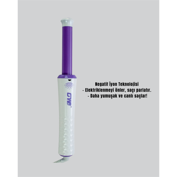 GW 32mm Döner Başlıklı Saç Kıvırma Makinesi – Her An Her Yerde Profesyonel Şekillendirme - Lisinya