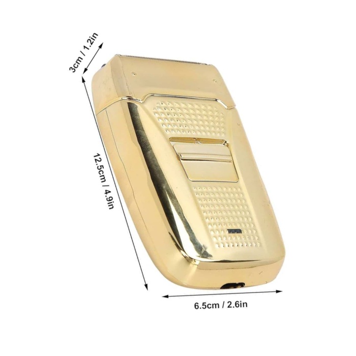 Sakal Kesme Tıraş Makinesi Paslanmaz Çelik Gold Şarjlı - Lisinya