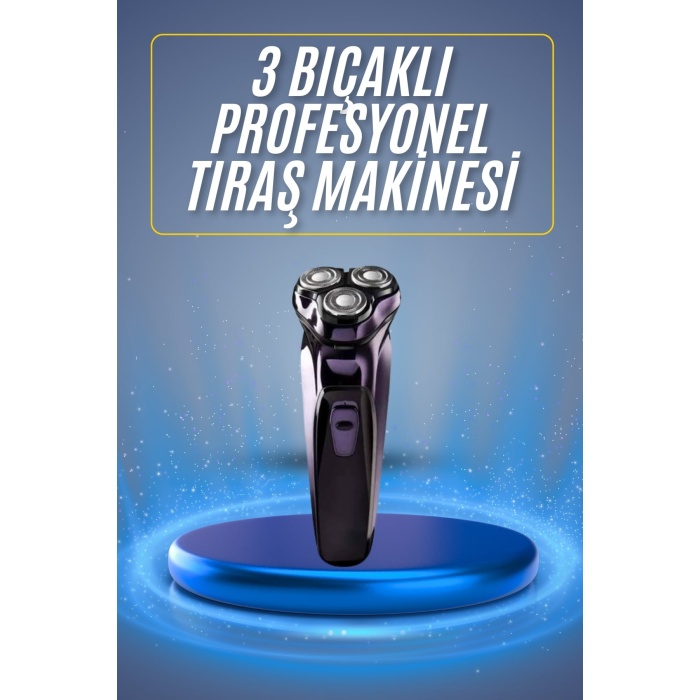 Tıraş Makinesi Hassas Ciltlere Özel Döner Başlıklı Pürüzsüz Görünüm - Lisinya
